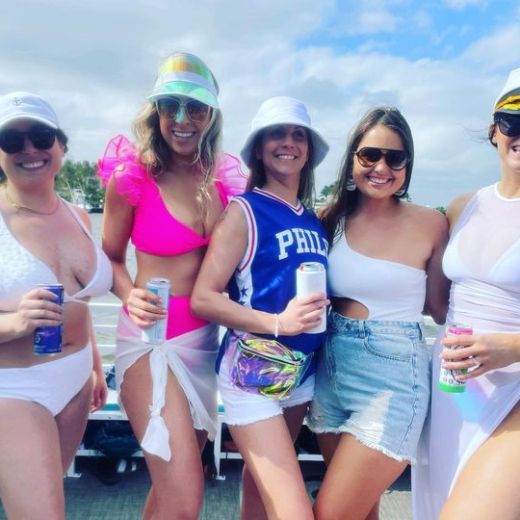 a group of people posing for the camera